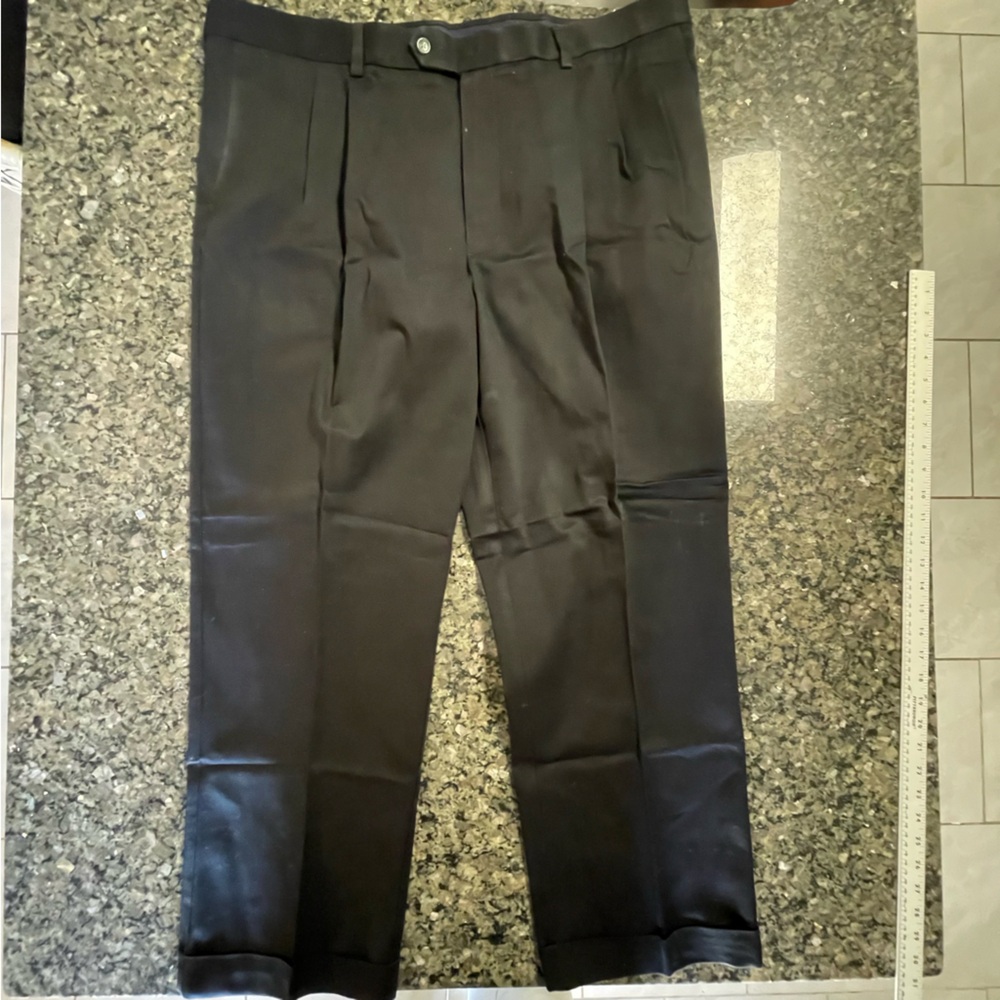 Roundtree & Yorke TravelSmart Black Dress Pants Size 42x30